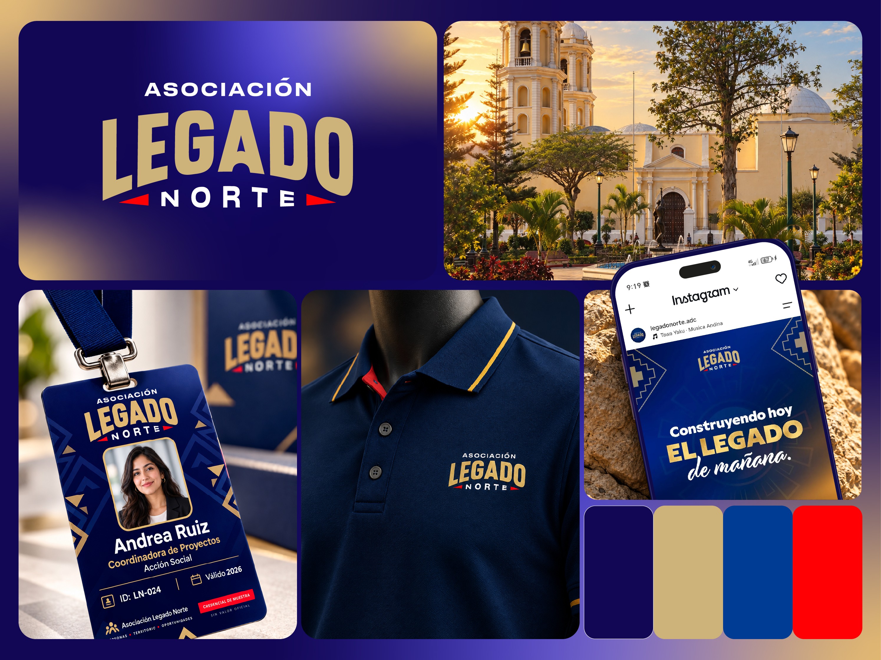 Identidad visual de Legado Norte